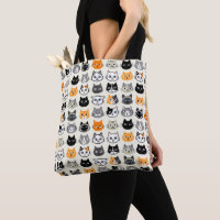 Cat Faces Pattern | Cool Kitty Cat Lover's