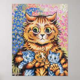 Cat Family | Louis Wain | Poster