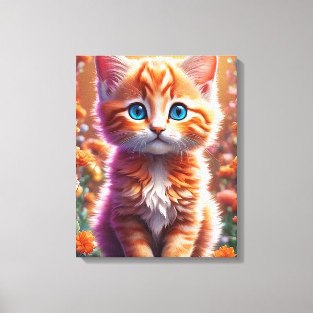 Cat Fantasy Leinwanddruck (Vorderseite)