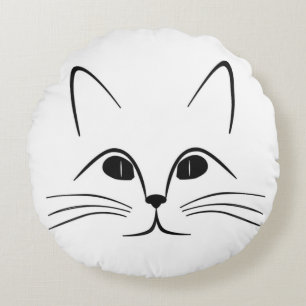CAT-FELD RUNDES KISSEN