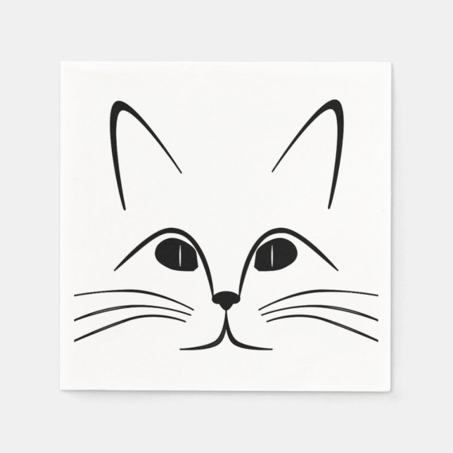 CAT-FELD SERVIETTE (Vorderseite)