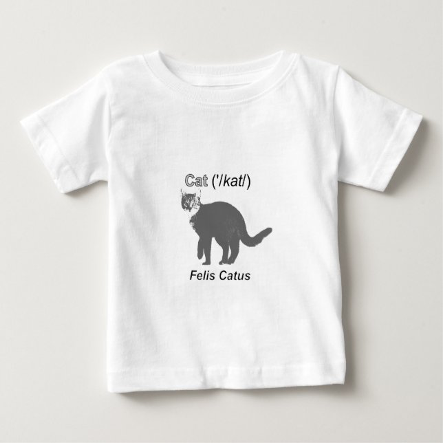 Cat Felis Catus Baby T-shirt (Vorderseite)