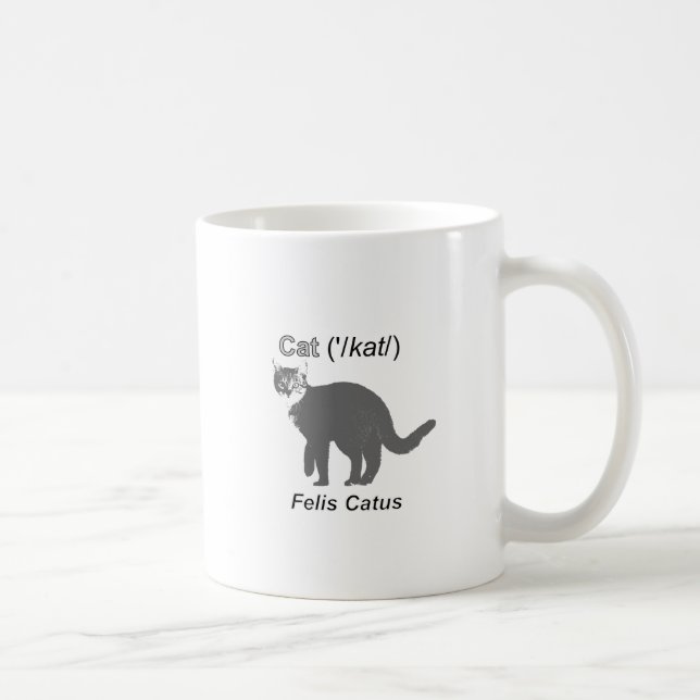 Cat Felis Catus Kaffeetasse (Rechts)