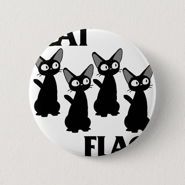 CAT-FLAGGE 2 BUTTON (Vorderseite)