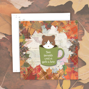 Cat Flat Card fallenlassen
