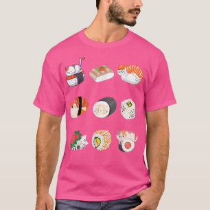 Cat Food Sushi Roller, Animfilm Liebhaber, lustig. T-Shirt