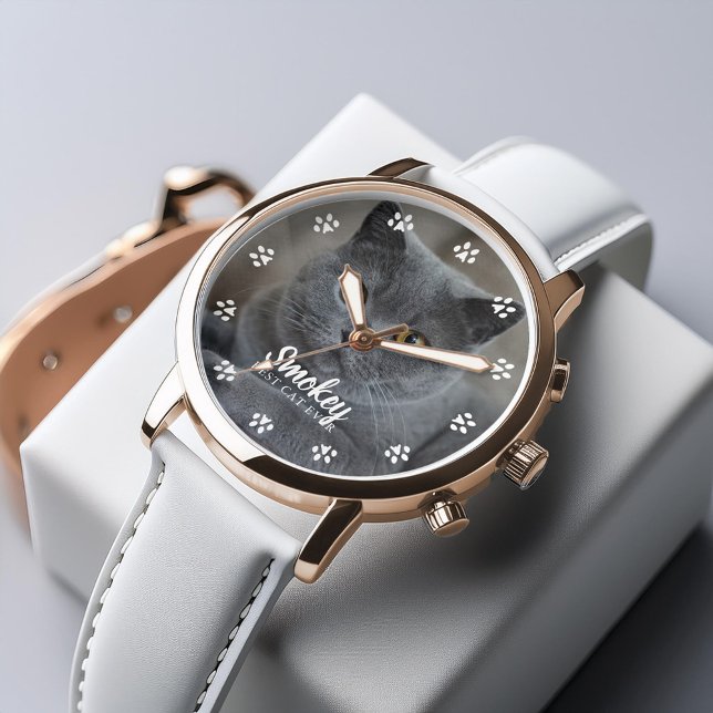 Cat Foto Personalisiert Armbanduhr (Inspiration mockup (not actual product))