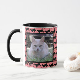 Cat-Foto und Cat-Name-Cat-Silhouette hinzufügen Tasse