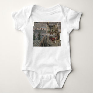 Cat Fotografy Baby Jersey Bodysuit, weiß Strampler