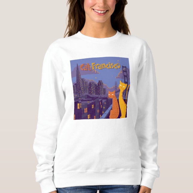 Cat Francisco Sweatshirt (Vorderseite)