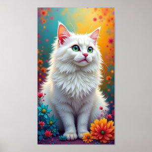 Cat & Friends Poster