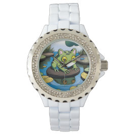 Cat Frog Armbanduhr