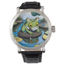 Cat Frog Armbanduhr