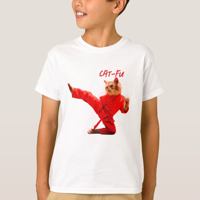 CAT FU T-Shirt (Vorderseite)