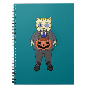 Cat Fun Halloween Notizblock