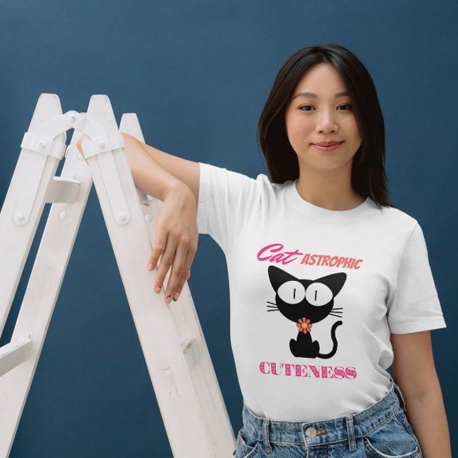 Cat Fun Pun Cuteness Zitat T-Shirt (Von Creator hochgeladen)