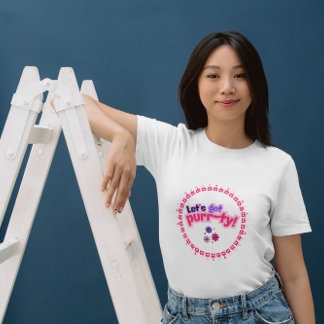 Cat Fun Pun lassen Sie uns ein unverschämtes Angeb T-Shirt