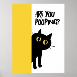Cat | Funny & decorative Poster