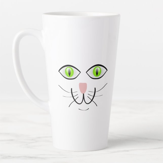 Cat Funny Face Cartoon-29034 Milchtasse (Links)