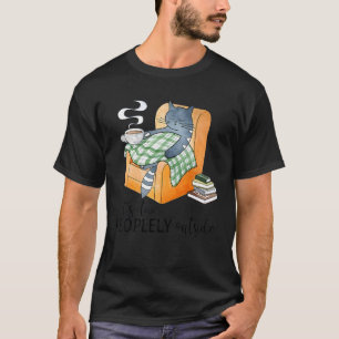 Cat Funny It's Way to People Outside Humour A T-Shirt