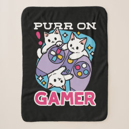Cat Gamer Design - Purer On Gamer Joystick Art Sherpadecke