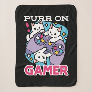 Cat Gamer Design - Purer On Gamer Joystick Art Sherpadecke