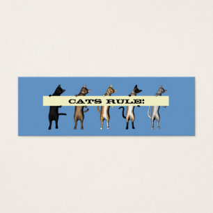 Cat Gang mit Banner