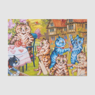 Cat Garden Party Seidenpapier
