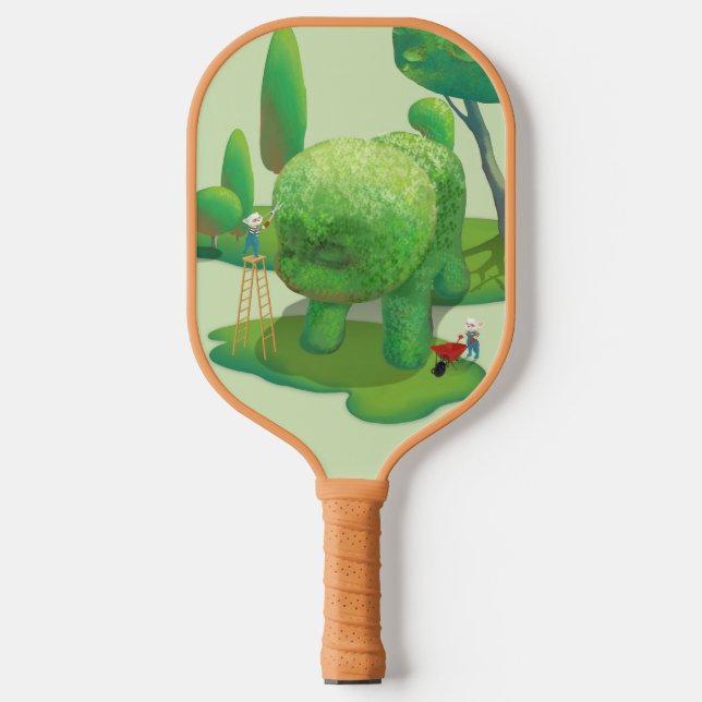 Cat Gardeners und Green Animal Bush Pickleball Schläger (Vorderseite)