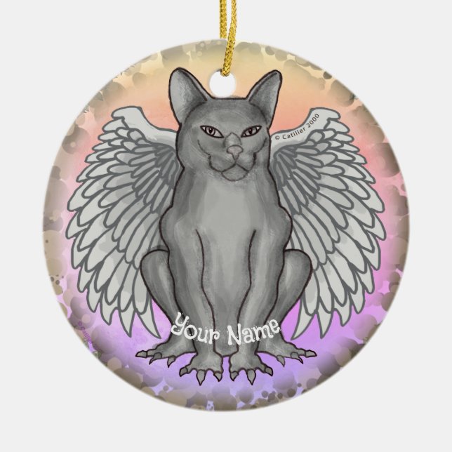Cat Gargoyle Ornament (Vorne)