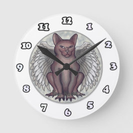 Cat Gargoyle Uhr