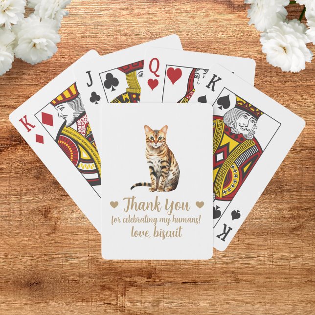 Cat-Gastgeschenk Hochzeit Spielkarten (Von Creator hochgeladen)