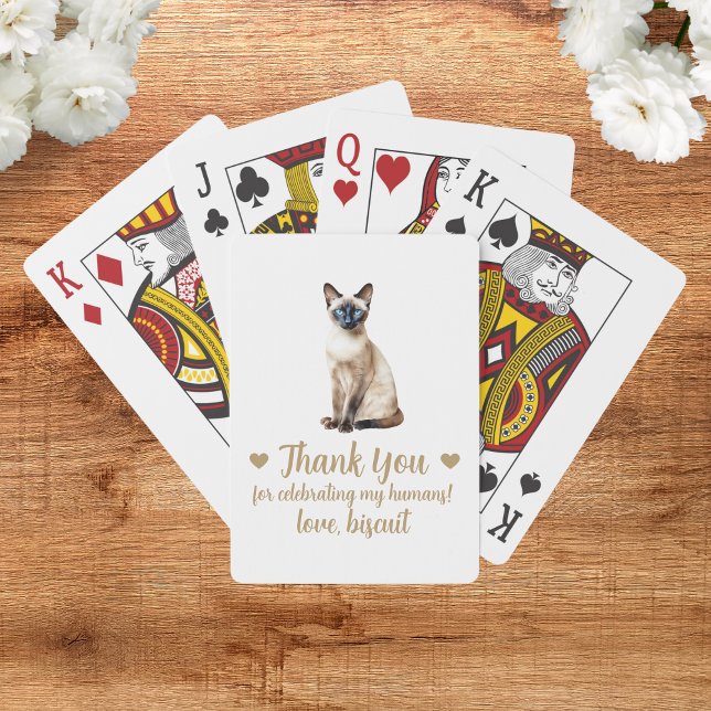 Cat-Gastgeschenk Hochzeit Spielkarten (Von Creator hochgeladen)