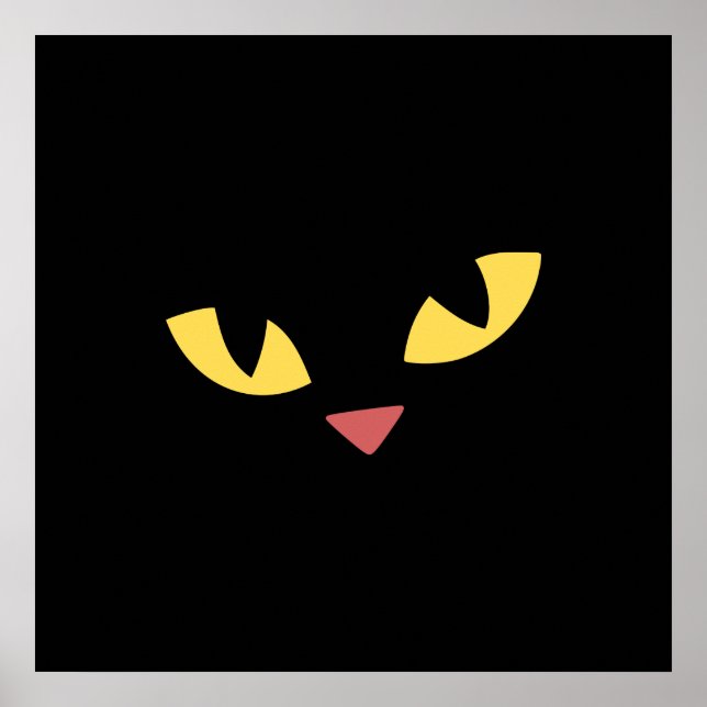 Cat Gaze Poster (Vorne)