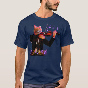 Cat-Geige T-Shirt