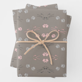 CAT GESCHENKPAPIER SET