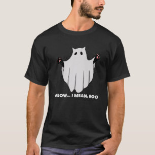 Cat Ghost Halloween Ich Gemein Boo Halloween für T-Shirt