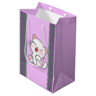 Cat Gift Bag Mittlere Geschenktüte