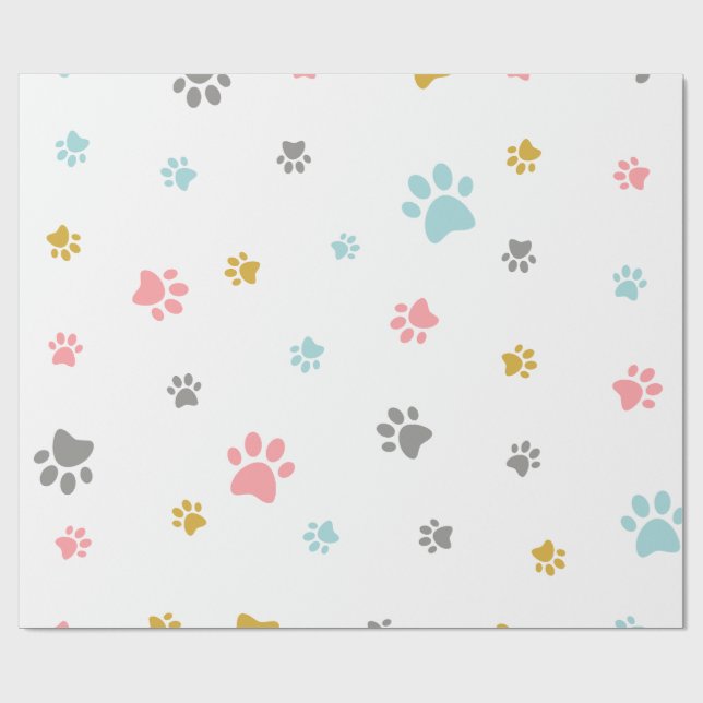 Cat gift wrapping paper geschenkpapier (Flach)