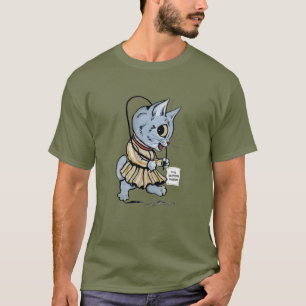 Cat girl, Louis Wain T-Shirt