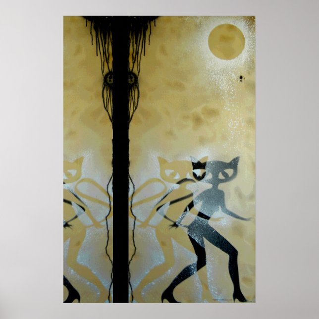 Cat Girl Night Poster (Vorne)