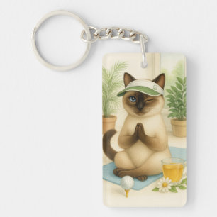Cat Golfer faire du yoga