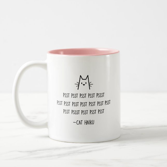 Cat Haiku Mug (Gauche)