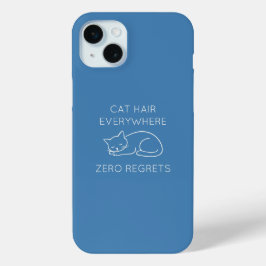 Cat hair everywhere zero regrets Case-Mate iPhone hülle