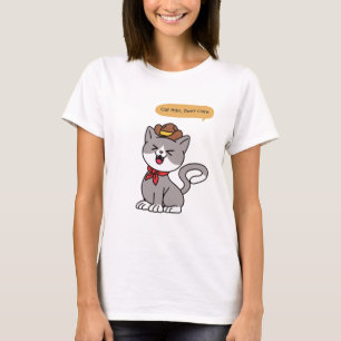 Cat Hair, kümmern Sie sich nicht um vier Eltern T-Shirt