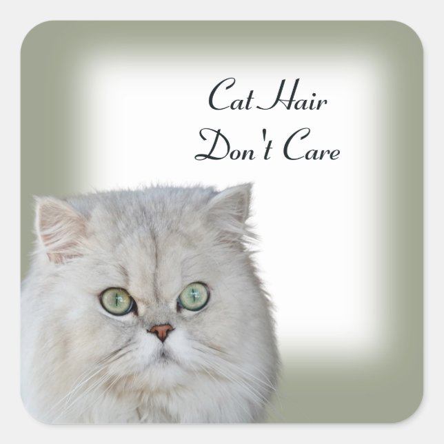 Cat Hair Wichtig für Aufkleber (Vorderseite)