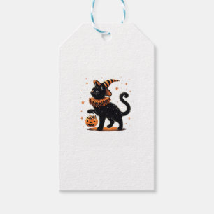 Cat Halloween Funny Spooky Jahreszeit Katze Hexenk Geschenkanhänger