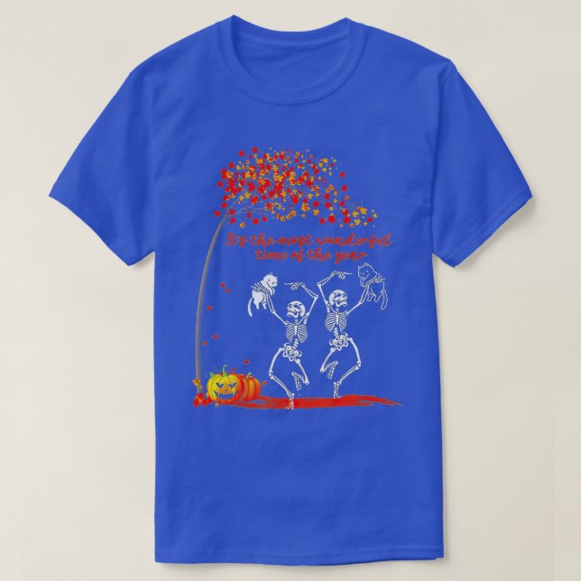 Cat Halloween ist die schönste Zeit des Jahres T-Shirt (Design vorne)