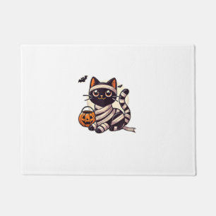Cat Halloween Mummy Niedlich Cat Kids Fußmatte