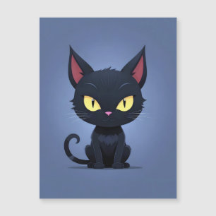Cat Halloween Niedlich Adorable Funny Animal Carto Magnetkarte
